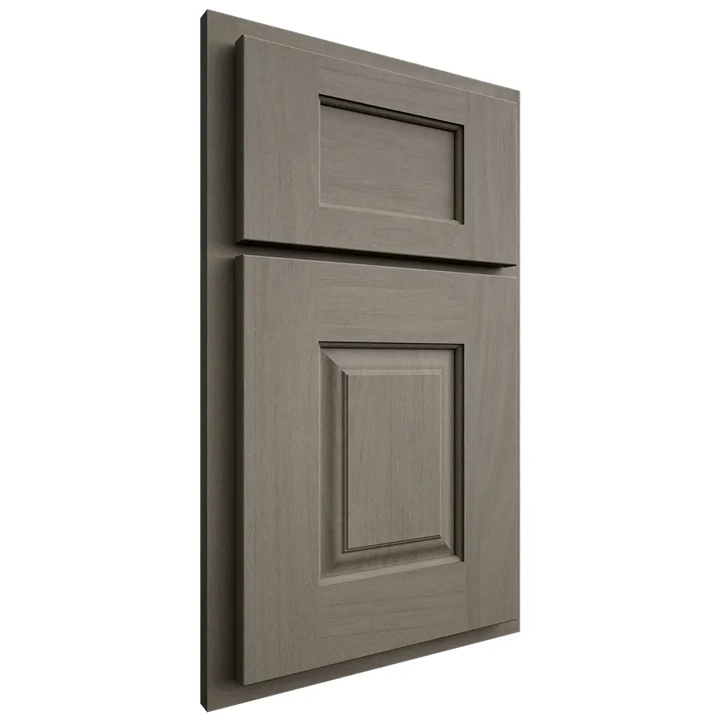 Shiloh Cabinetry Partial Overlay Summit Poplar Plain Cut Thyme Door