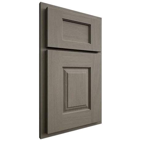 Shiloh Cabinetry Partial Overlay Summit Poplar Plain Cut Thyme Door