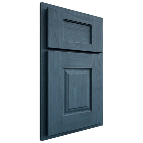 Shiloh Cabinetry Partial Overlay Summit Red Oak Plain Cut Hudson Door