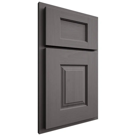 Shiloh Cabinetry Partial Overlay Summit Walnut Plain Cut Cadet Door