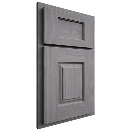 Shiloh Cabinetry Partial Overlay Summit White Oak Plain Cut Sterling Door