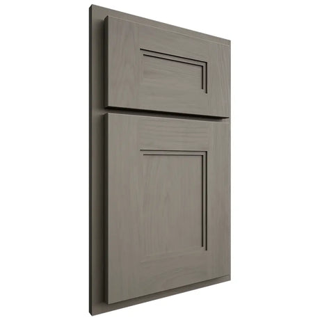 Shiloh Cabinetry Partial Overlay Tahoe Alder Plain Cut Thyme Door