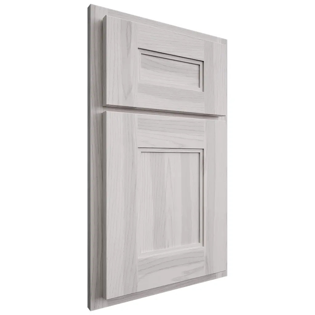Shiloh Cabinetry Partial Overlay Tahoe Hickory Plain Cut Cotton Door