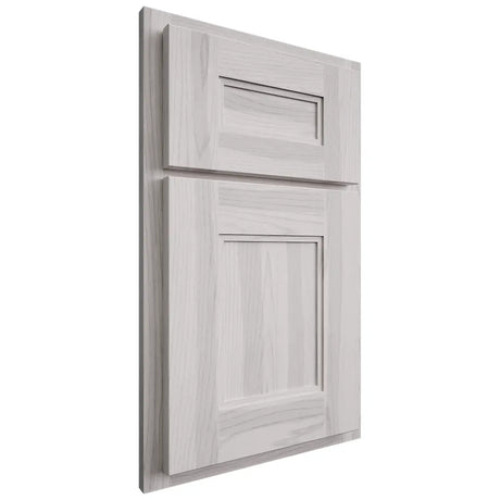 Shiloh Cabinetry Partial Overlay Tahoe Hickory Plain Cut Cotton Door