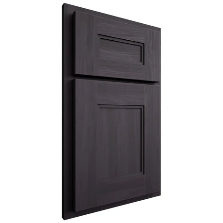Shiloh Cabinetry Partial Overlay Tahoe Hickory Plain Cut Harbor Door