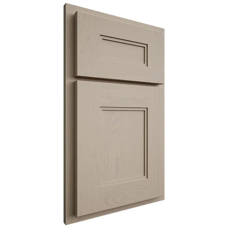 Shiloh Cabinetry Partial Overlay Tahoe Maple Plain Cut Pebble Door