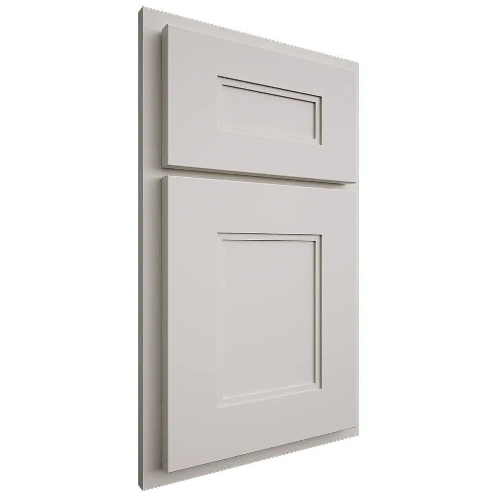 Shiloh Cabinetry Partial Overlay Tahoe Paintable Beige Door