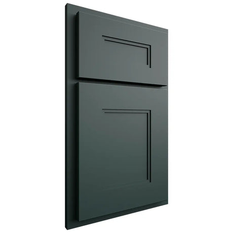 Shiloh Cabinetry Partial Overlay Tahoe Paintable Billiard Green Door