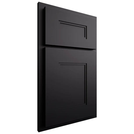 Shiloh Cabinetry Partial Overlay Tahoe Paintable Black Door