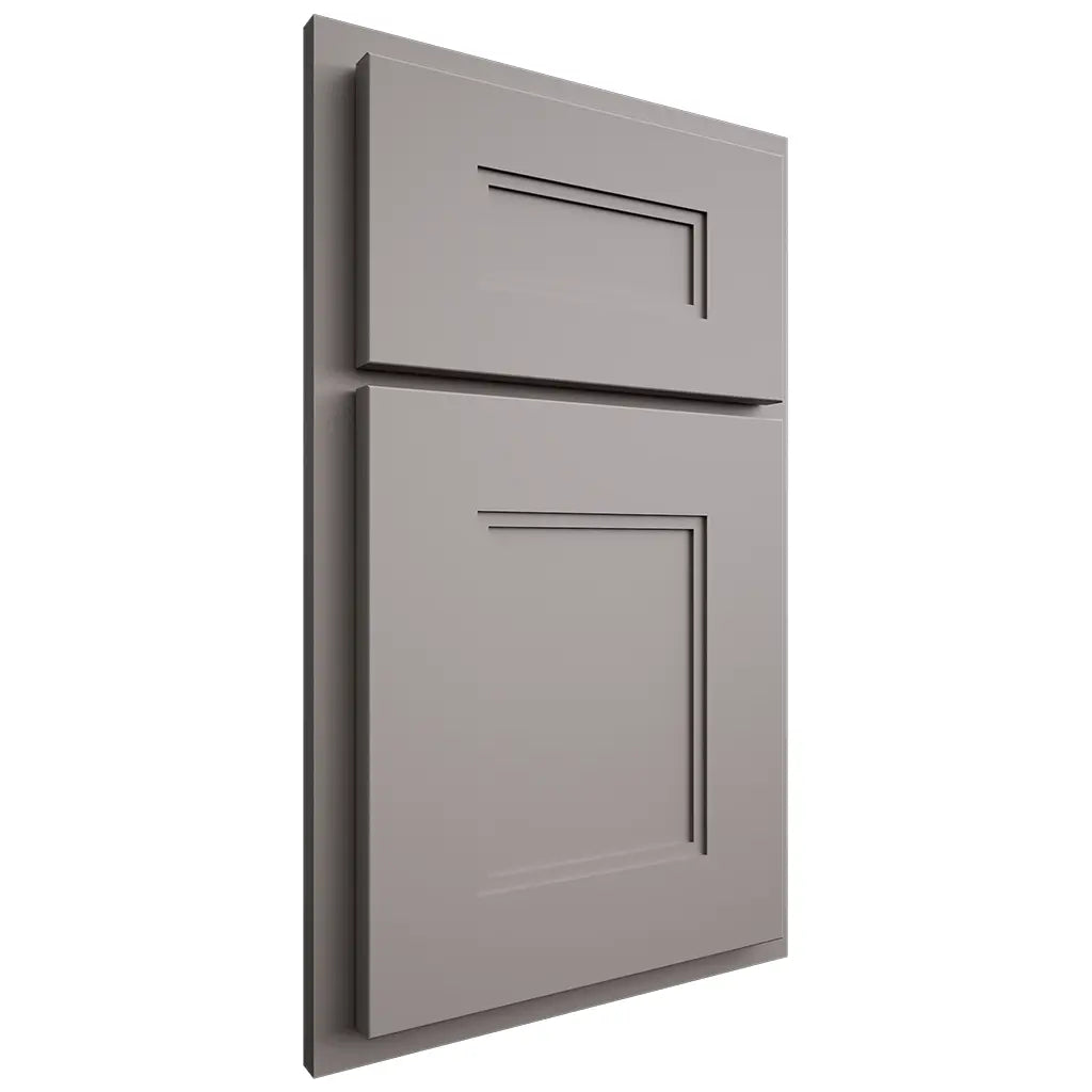 Shiloh Cabinetry Partial Overlay Tahoe Paintable Dovetail Gray Door