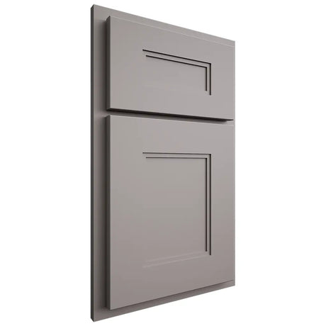 Shiloh Cabinetry Partial Overlay Tahoe Paintable Dovetail Gray Door