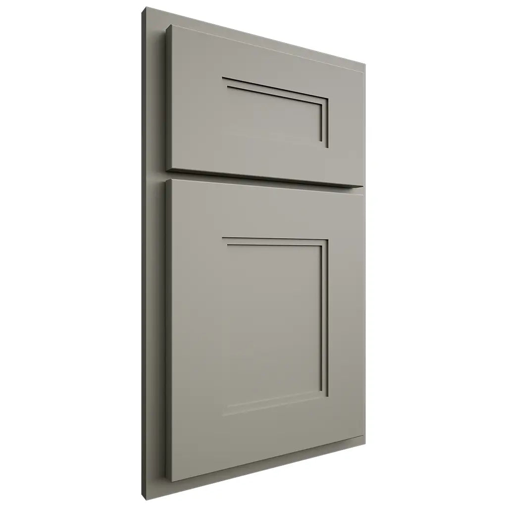 Shiloh Cabinetry Partial Overlay Tahoe Paintable Evergreen Fog Door
