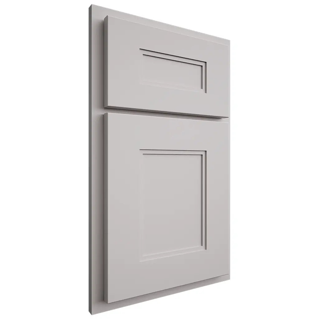 Shiloh Cabinetry Partial Overlay Tahoe Paintable Light French Gray Door
