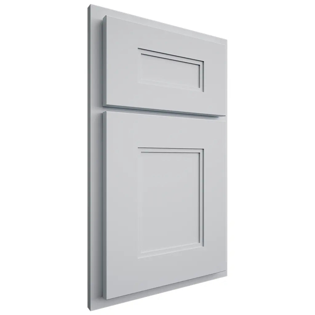 Shiloh Cabinetry Partial Overlay Tahoe Paintable Niebla Azul Door