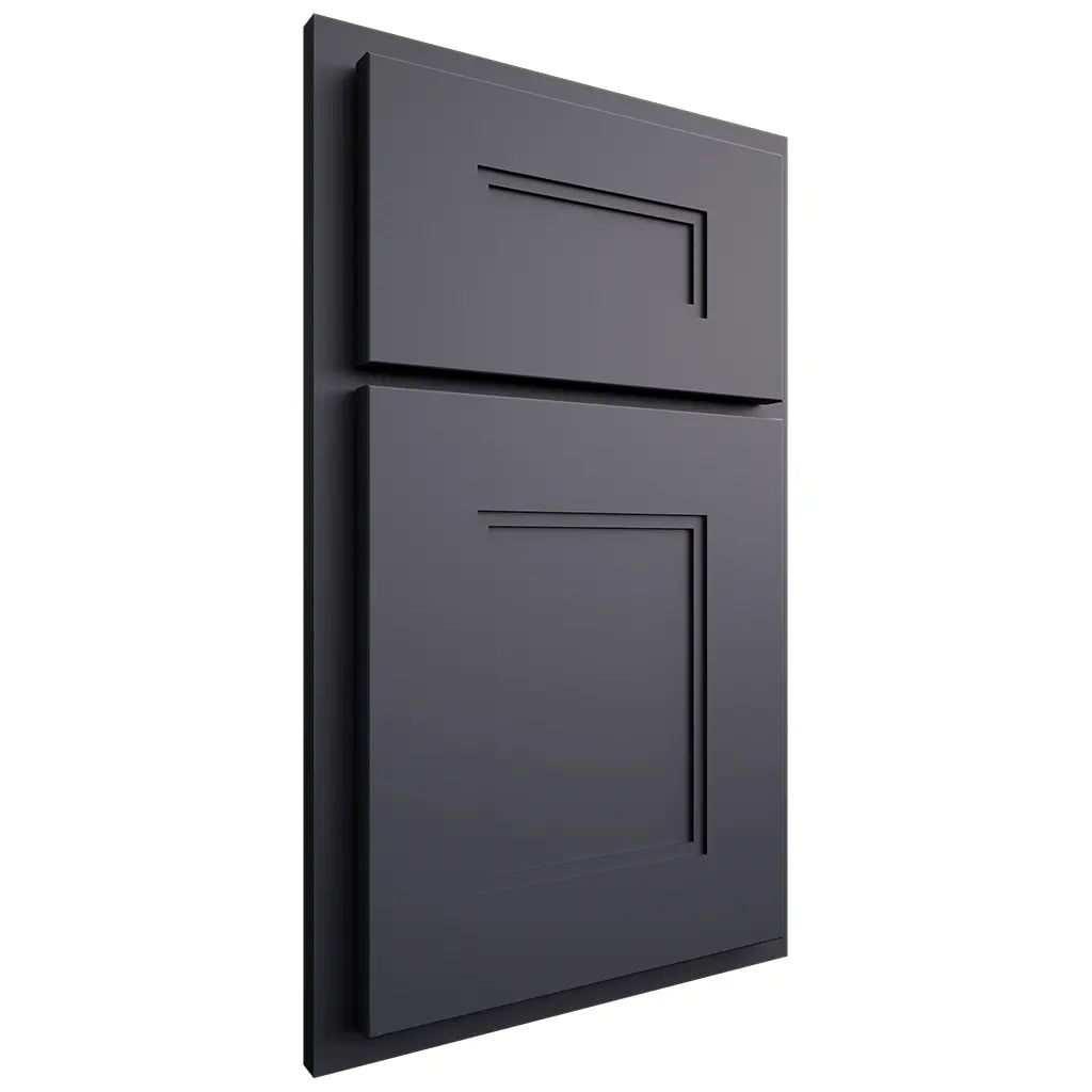 Shiloh Cabinetry Partial Overlay Tahoe Paintable Outerspace Door