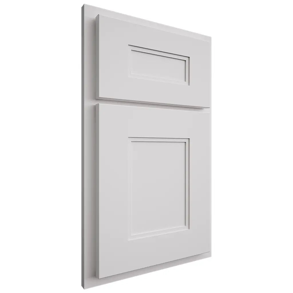 Shiloh Cabinetry Partial Overlay Tahoe Paintable Pure White Door