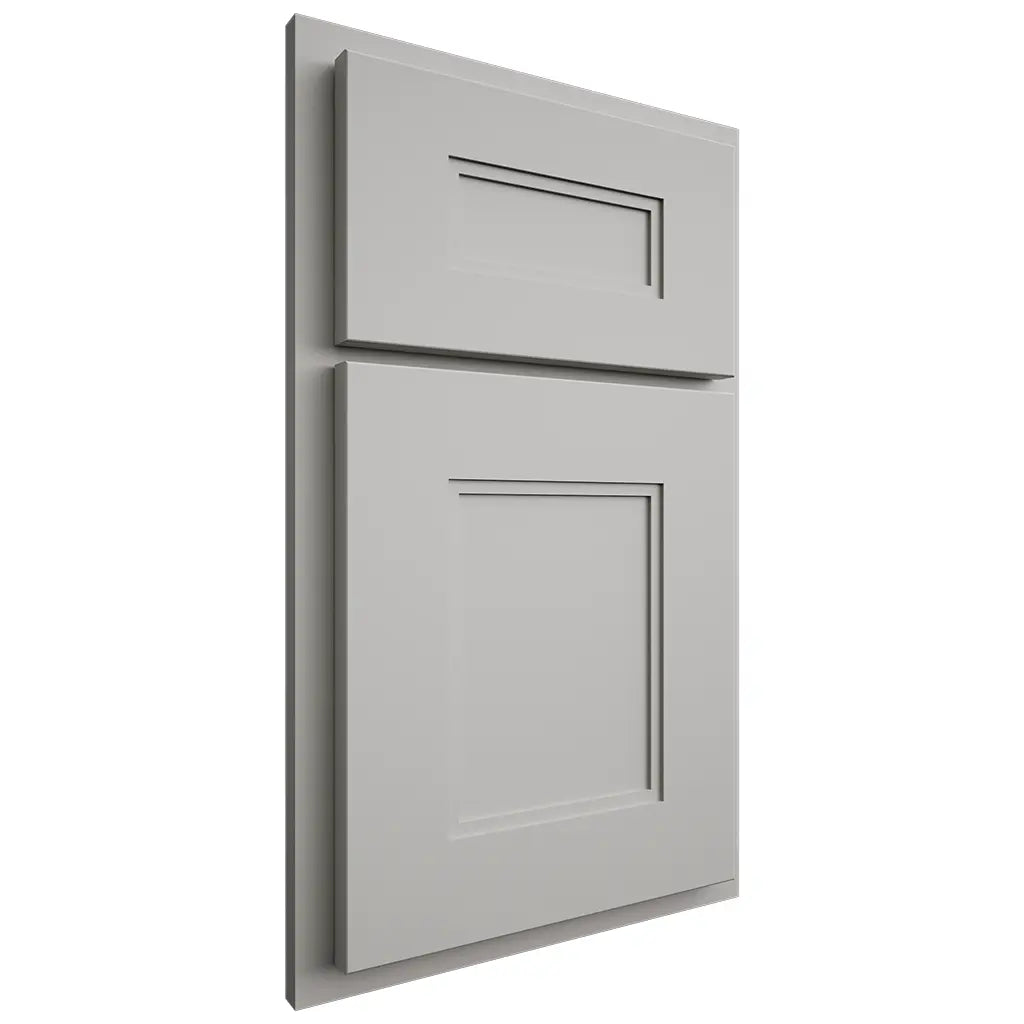 Shiloh Cabinetry Partial Overlay Tahoe Paintable Unusual Gray Door