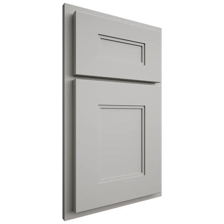 Shiloh Cabinetry Partial Overlay Tahoe Paintable Unusual Gray Door