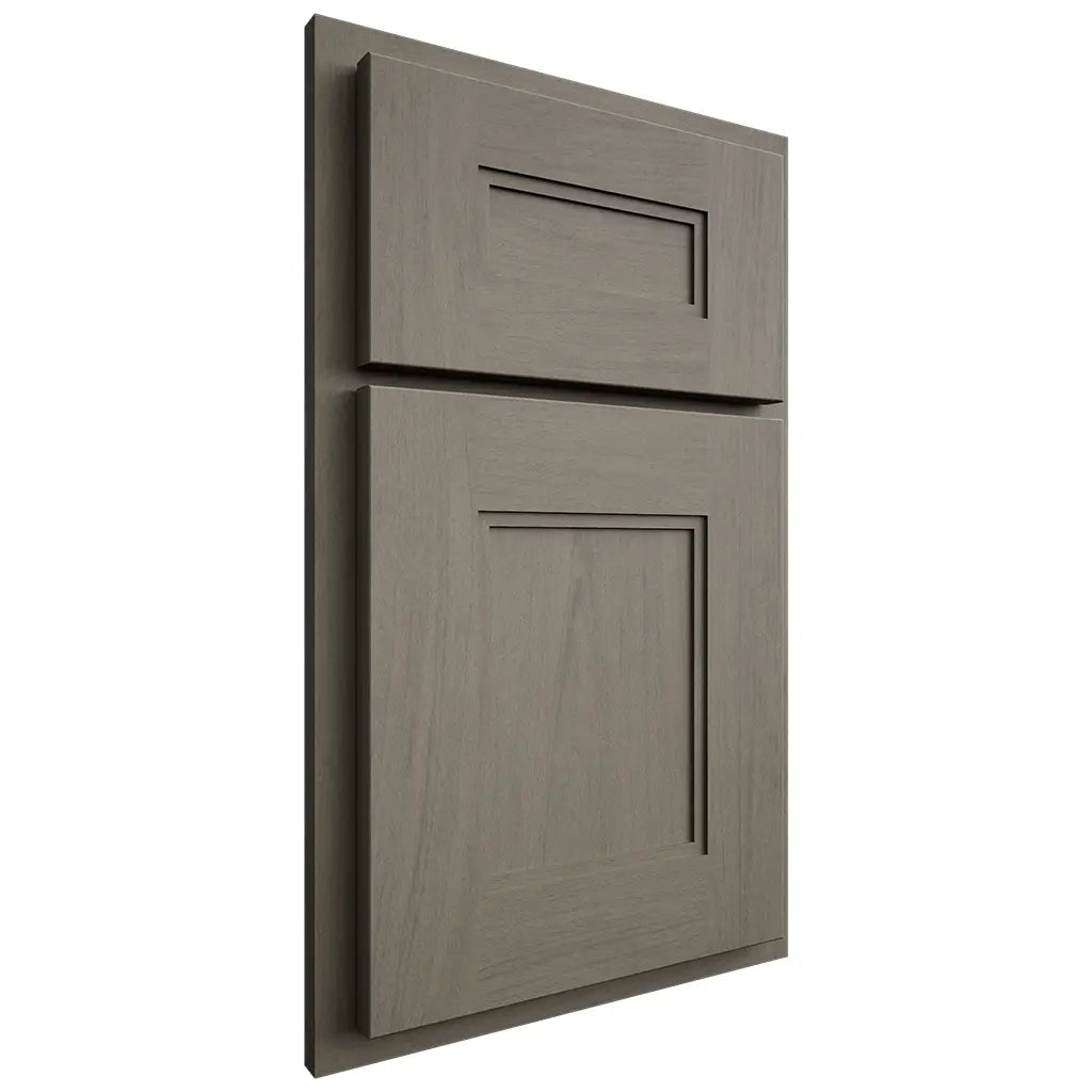 Shiloh Cabinetry Partial Overlay Tahoe Poplar Plain Cut Thyme Door