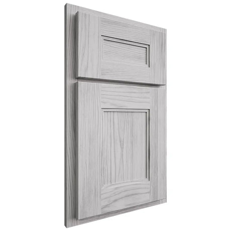 Shiloh Cabinetry Partial Overlay Tahoe Walnut Plain Cut Stratus Door