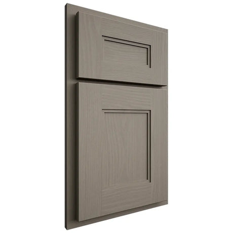Shiloh Cabinetry Partial Overlay Tahoe White Oak Plain Cut Thyme Door