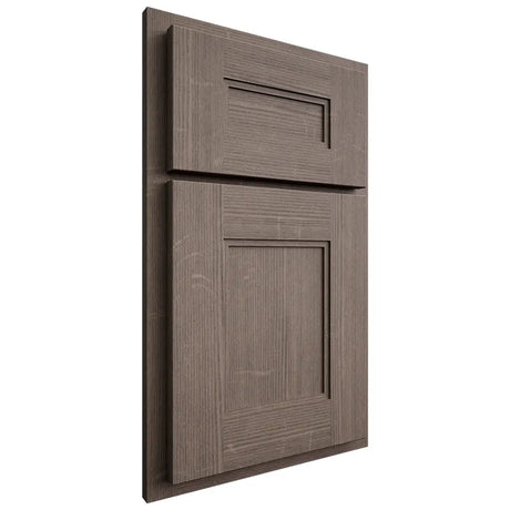 Shiloh Cabinetry Partial Overlay Tahoe White Oak Quarter Sawn Clay Door