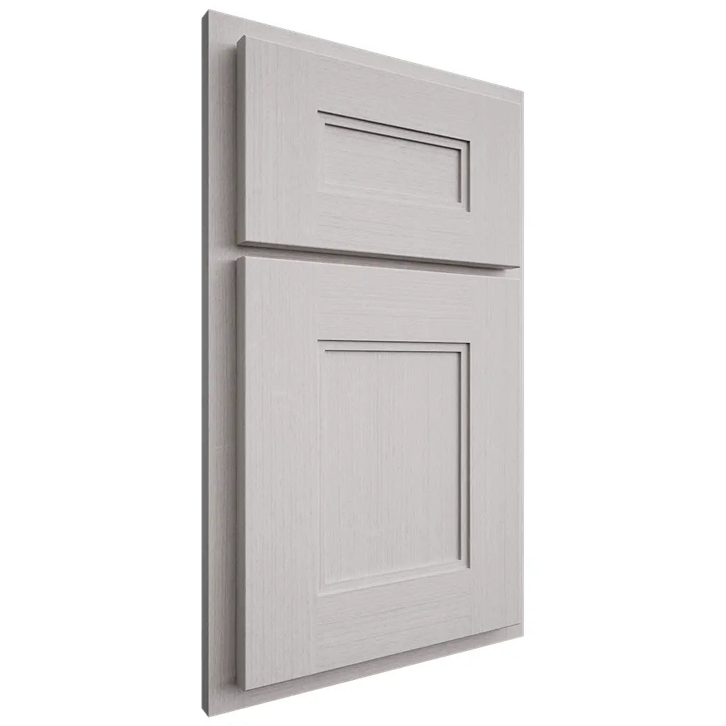 Shiloh Cabinetry Partial Overlay Tahoe White Oak Quarter Sawn Cotton Door