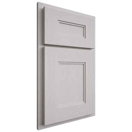 Shiloh Cabinetry Partial Overlay Tahoe White Oak Rift Cut Cotton Door