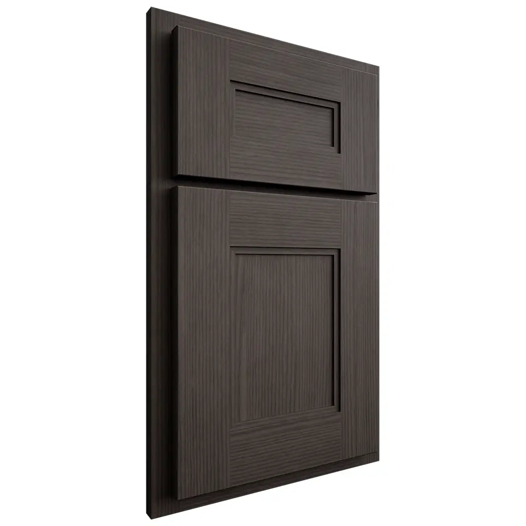 Shiloh Cabinetry Partial Overlay Tahoe White Oak Rift Cut Creekside Door