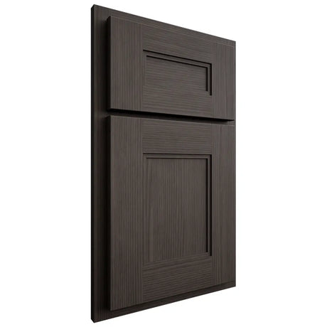 Shiloh Cabinetry Partial Overlay Tahoe White Oak Rift Cut Creekside Door
