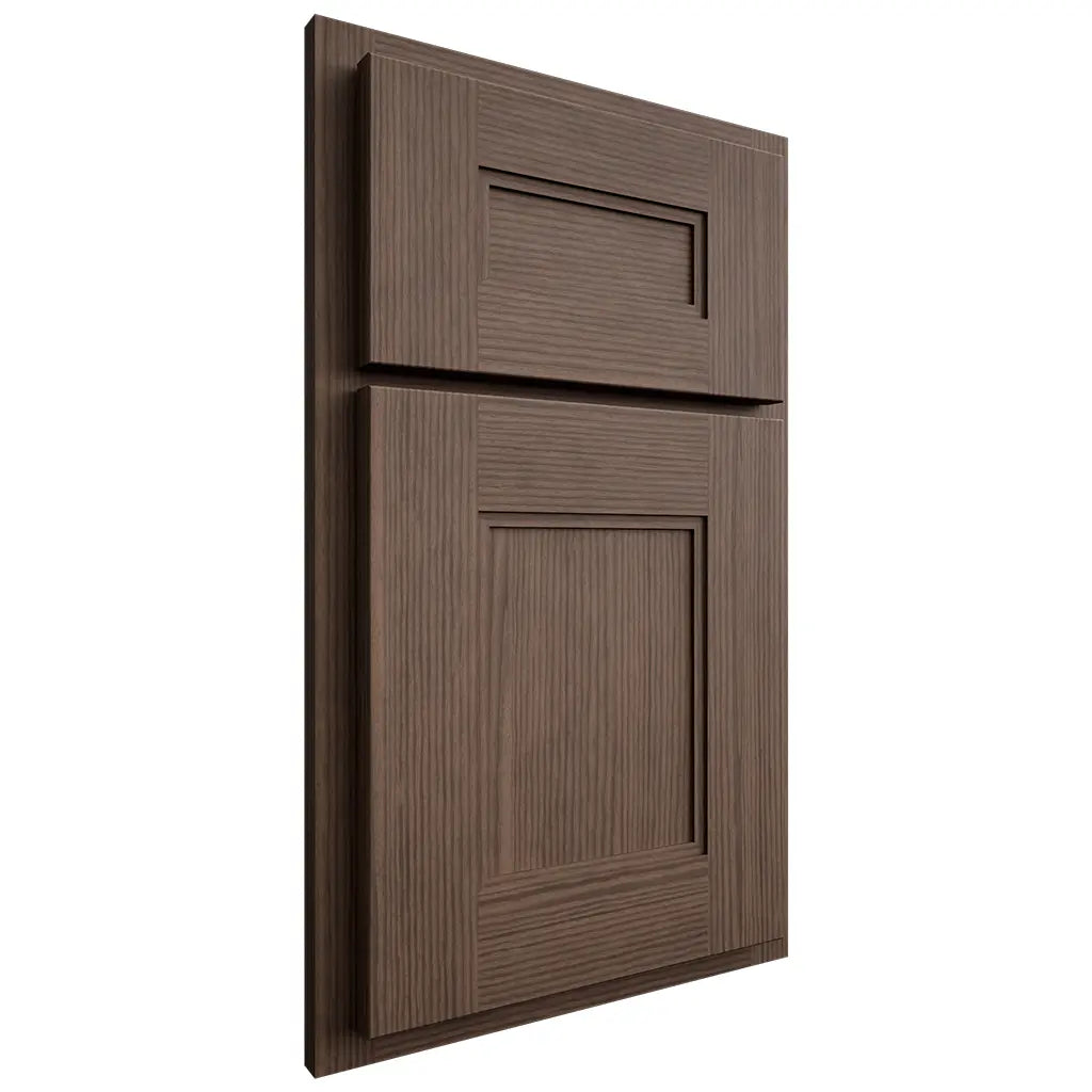 Shiloh Cabinetry Partial Overlay Tahoe White Oak Rift Cut Mineral Door