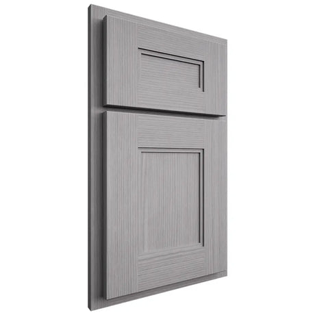 Shiloh Cabinetry Partial Overlay Tahoe White Oak Rift Cut Stratus Door
