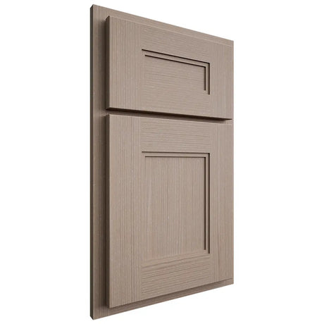 Shiloh Cabinetry Partial Overlay Tahoe White Oak Rift Cut Whitewash Door