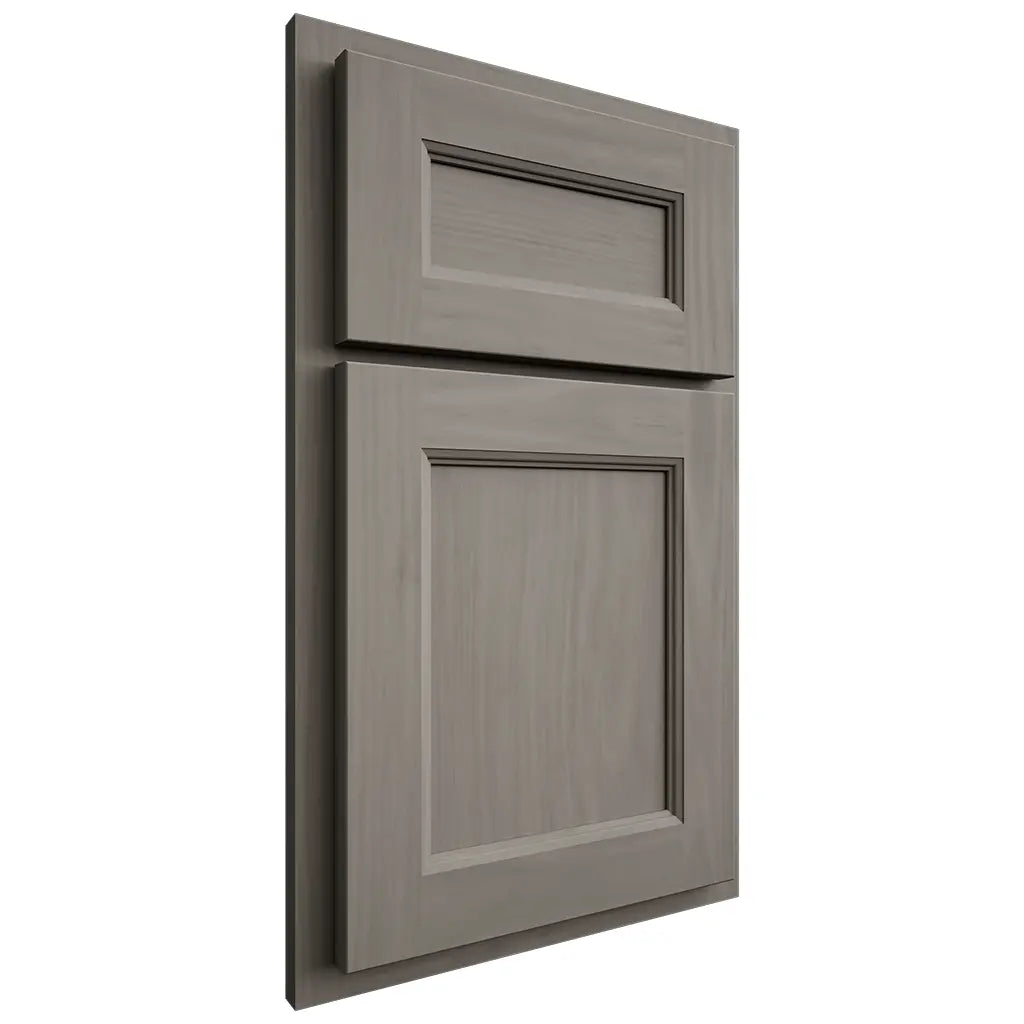 Shiloh Cabinetry Partial Overlay Ward Cherry Plain Cut Thyme Door