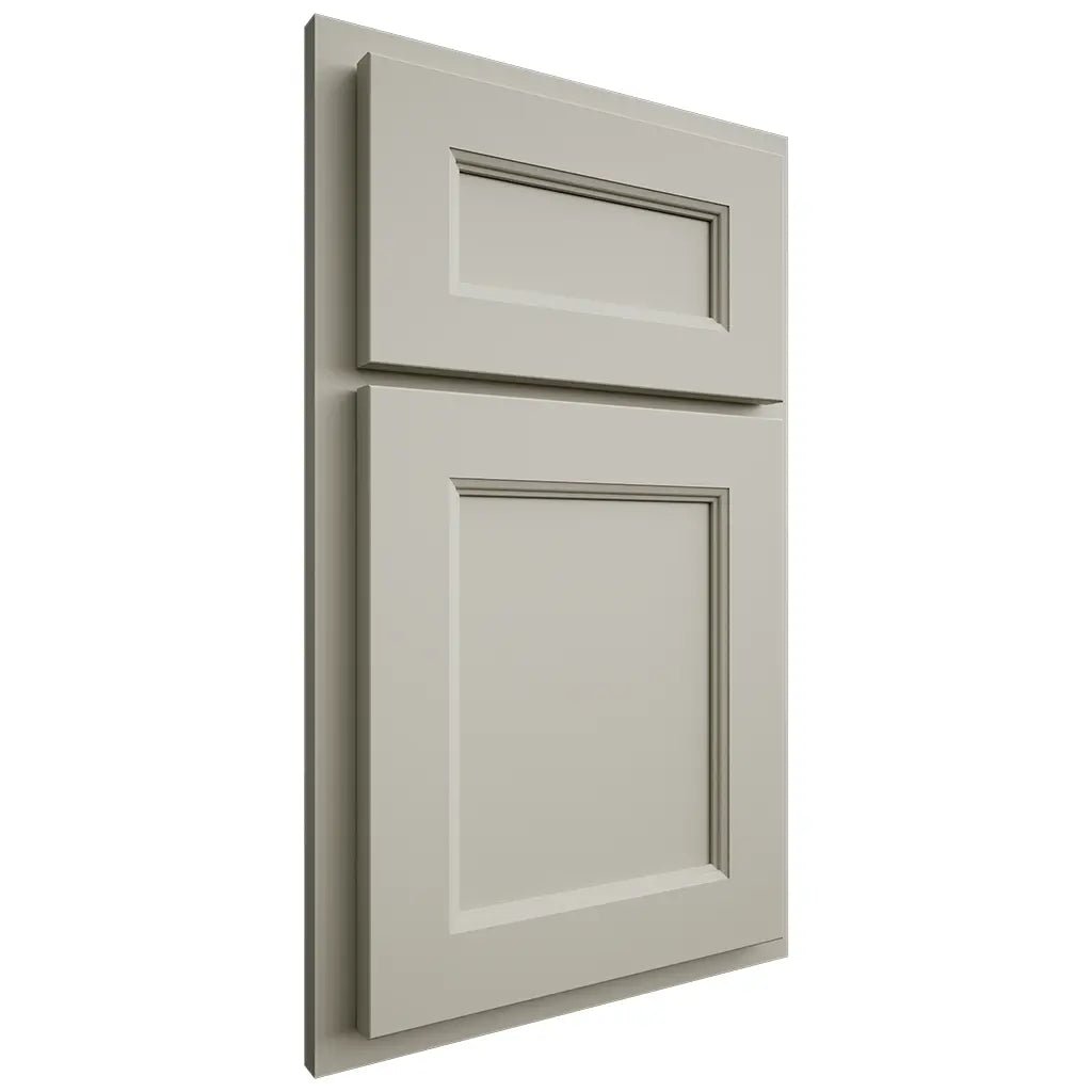 Shiloh Cabinetry Partial Overlay Ward Paintable Clary Sage Door