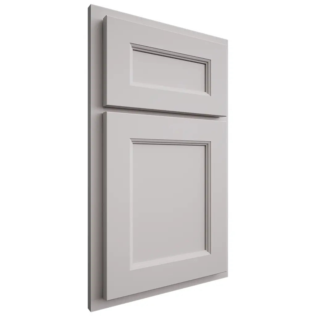 Shiloh Cabinetry Partial Overlay Ward Paintable Light French Gray Door
