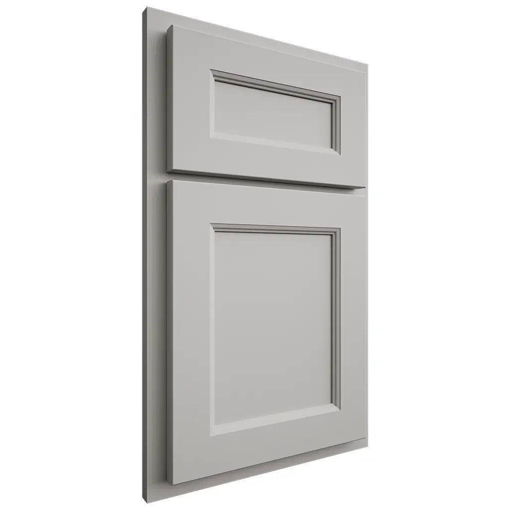 Shiloh Cabinetry Partial Overlay Ward Paintable Unusual Gray Door