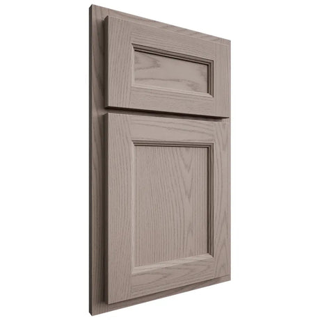 Shiloh Cabinetry Partial Overlay Ward Red Oak Plain Cut Sterling Door