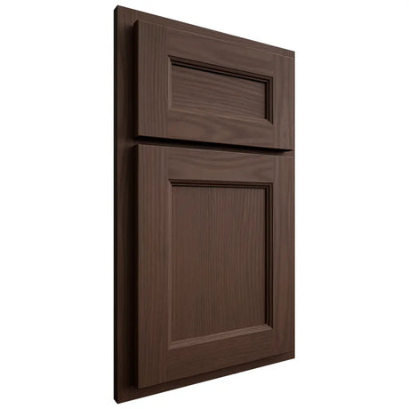 Shiloh Cabinetry Partial Overlay Ward White Oak Plain Cut Braun Door