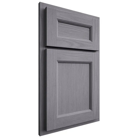 Shiloh Cabinetry Partial Overlay Ward White Oak Plain Cut Cadet Door