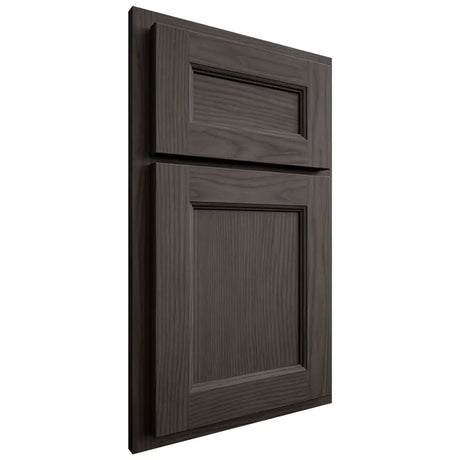 Shiloh Cabinetry Partial Overlay Ward White Oak Plain Cut Creekside Door