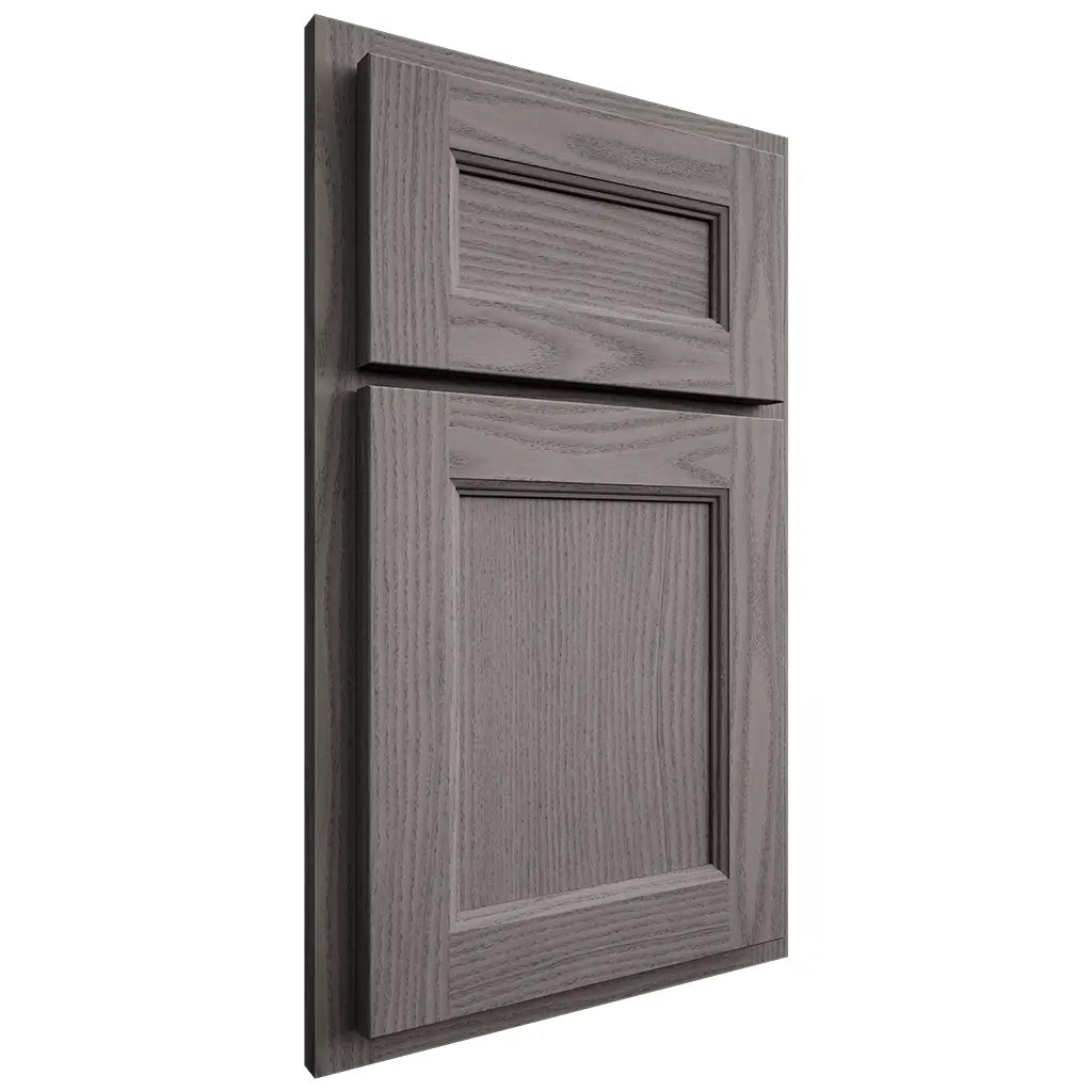 Shiloh Cabinetry Partial Overlay Ward White Oak Plain Cut Flagstone Door