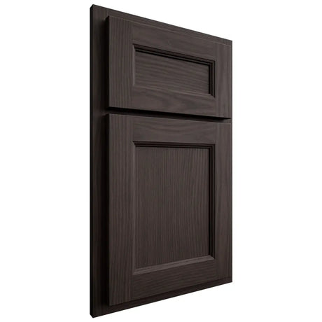 Shiloh Cabinetry Partial Overlay Ward White Oak Plain Cut Morel Door