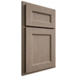 Shiloh Cabinetry Partial Overlay Ward White Oak Rift Cut Almond Door
