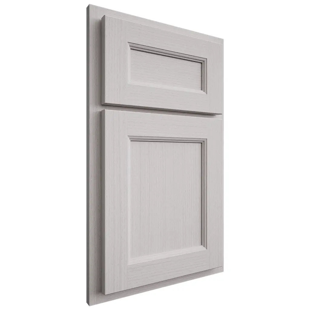 Shiloh Cabinetry Partial Overlay Ward White Oak Rift Cut Cotton Door