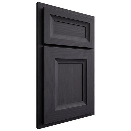 Shiloh Cabinetry Partial Overlay Windsor White Oak Plain Cut Harbor Door