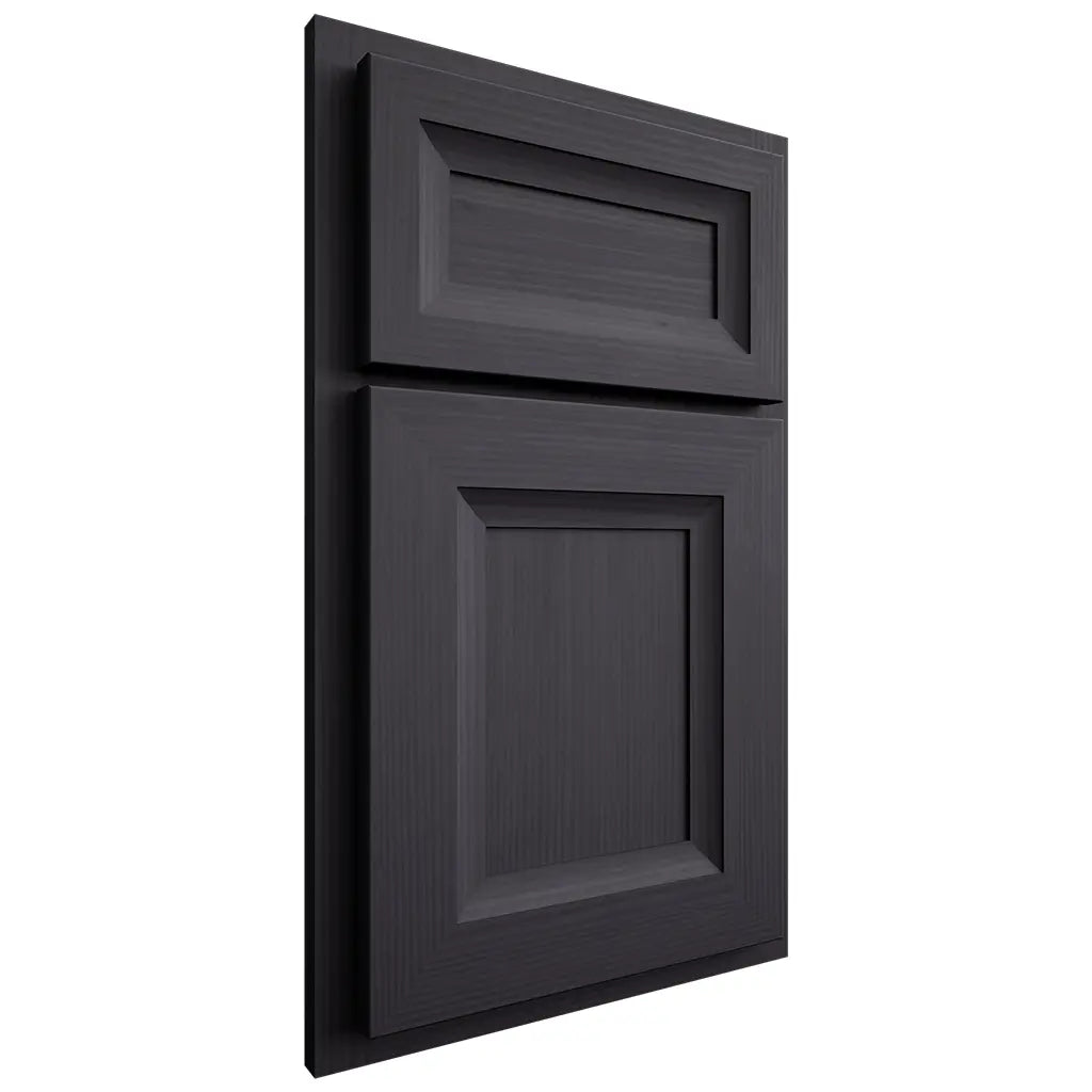 Shiloh Cabinetry Partial Overlay Windsor White Oak Rift Cut Harbor Door