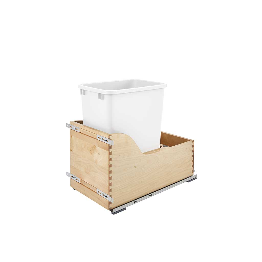 TC15 BLUM (Organizador | Solución para residuos - Contenedor de basura individual de 35 cuartos para gabinete de 15")