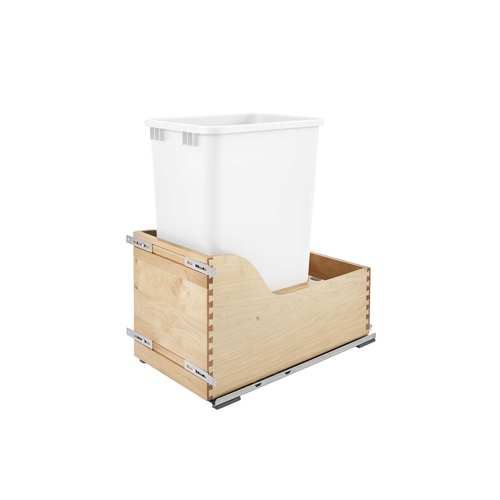 TC15FHD BLUM (Organizador | Solución para residuos - Contenedor de basura individual de 50 cuartos para gabinete de 15")