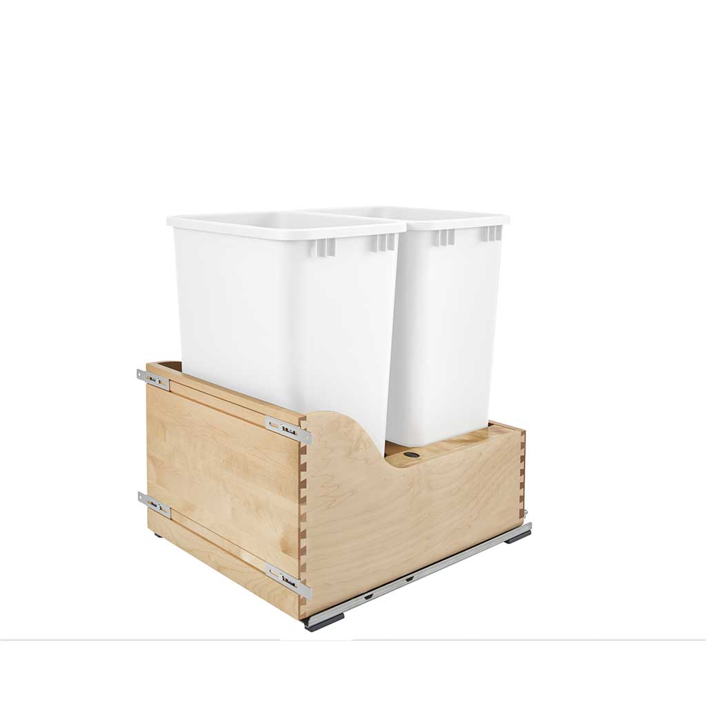 TC21FHD BLUM (Organizador | Solución para residuos - Contenedor de basura doble de 50 cuartos para gabinete de 21")